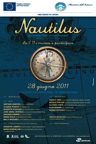 NAUTILUS – DALL’ACCOGLIENZA ALL’INTEGRAZIONE