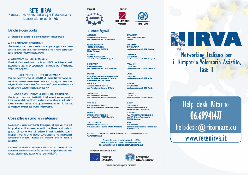 LUNEDI’ 30 MAGGIO A UDINE LA SESSIONE INFORMATIVA REGIONALE SUL RIMPATRIO VOLONTARIO ASSISTITO IN ITALIA