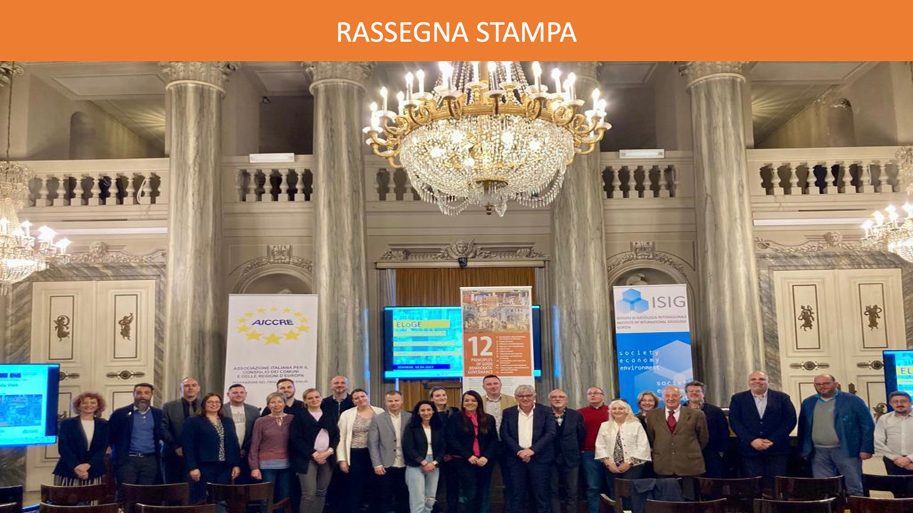 Una delegazione di rappresentanti ELoGE dei Comuni slovacchi in FVG