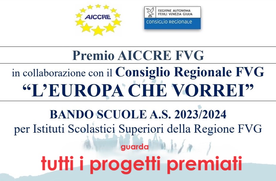Bando Scuole 2023/2024 “L’Europa che vorrei”_ Tutti i progetti premiati_